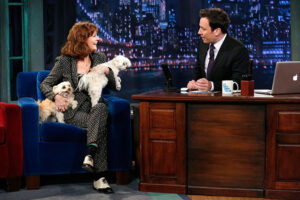 Sarandon brings dog drama to Late Night with Jimmy Fallon