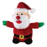 Zanies Plush Holiday Santa Dog Toy
