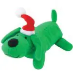 Zanies Plush Santas Lil Yelpers Dog Toy