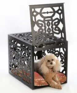 Artist Creates Beautiful Dog Crates and Gates Dogsized