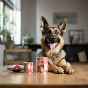 German Shepherd Canned Dog Food